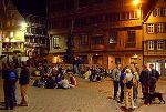 Jochen Mensing: Tbinger Livenacht am 12.5.2001, Verschnaufpause am Markt